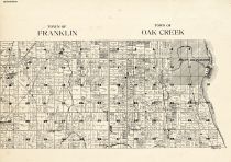 Milwaukee County - Franklin, Oak Creek, Wisconsin State Atlas 1930c